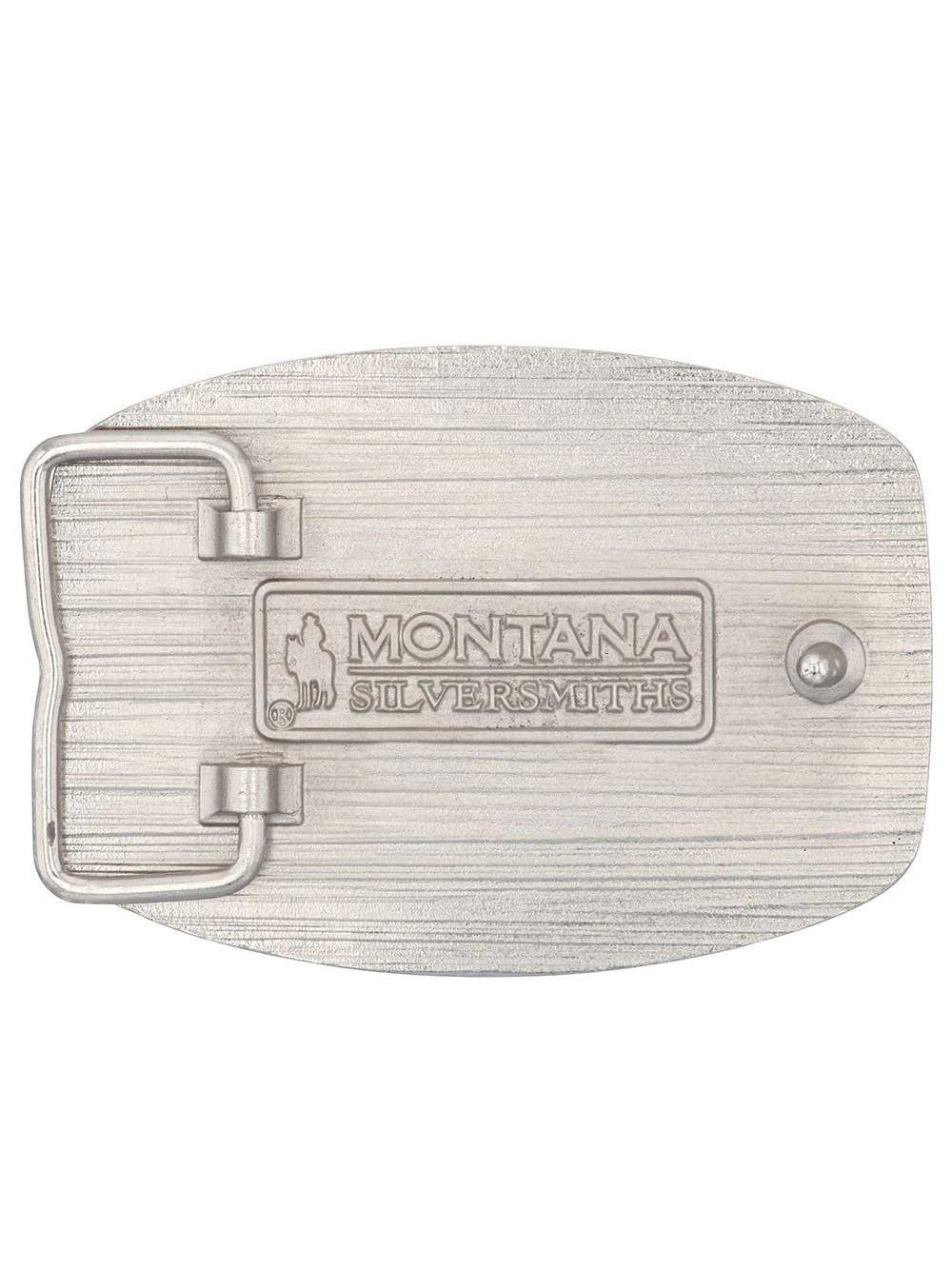 Montana Silversmiths A872 Radiating Center Arrow Buckle Back View