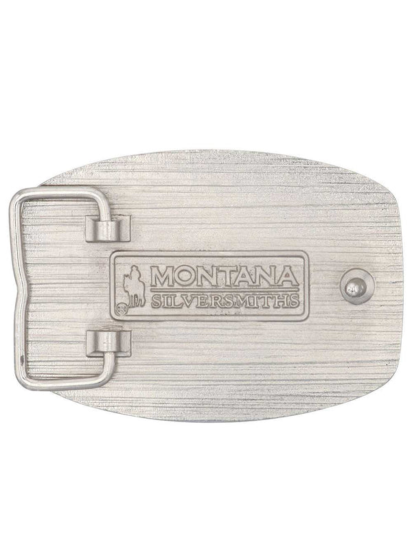Montana Silversmiths A872 Radiating Center Arrow Buckle Back View