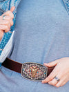 Montana Silversmiths A872 Radiating Center Arrow Buckle Model