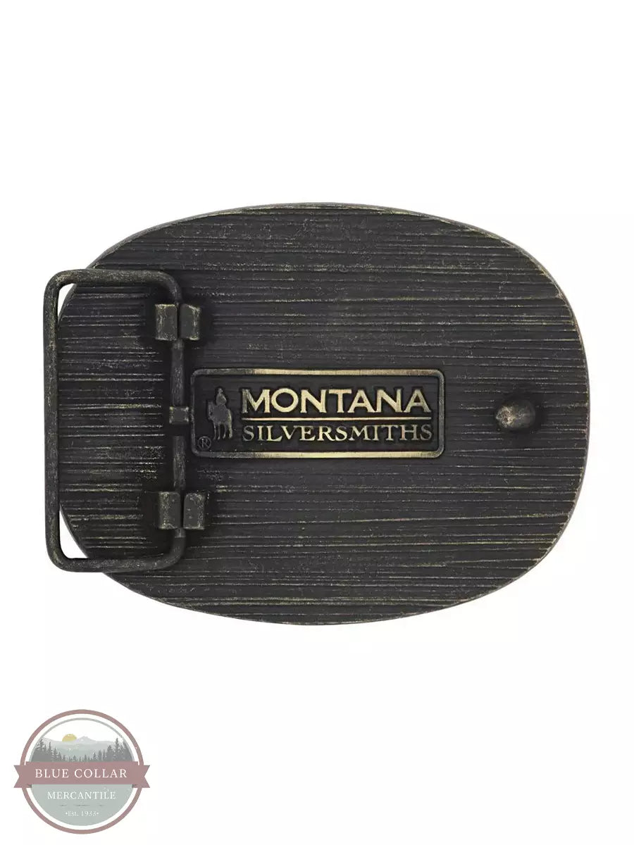 Montana Silversmiths A902 Gadsen Snake Heritage Attitude Buckle Back View
