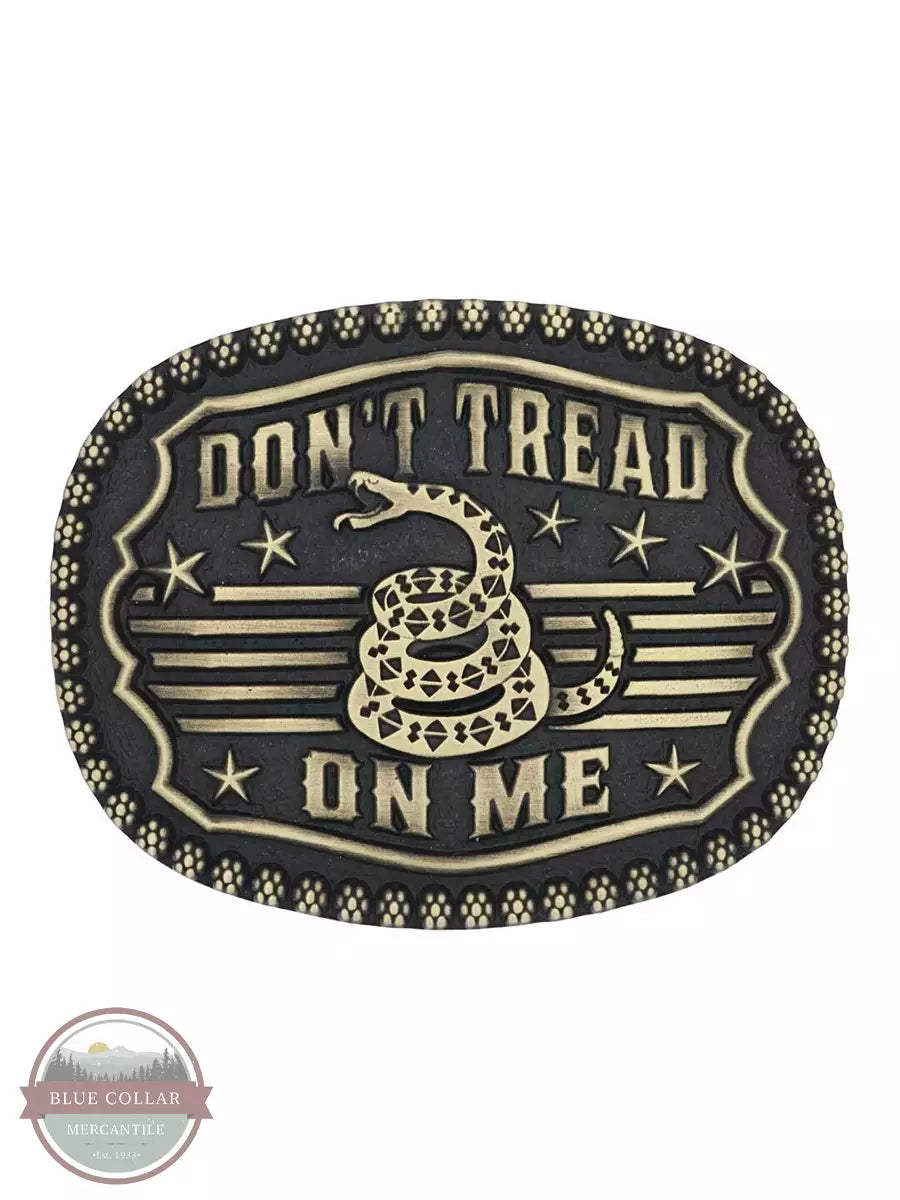 Montana Silversmiths A902 Gadsen Snake Heritage Attitude Buckle Front View