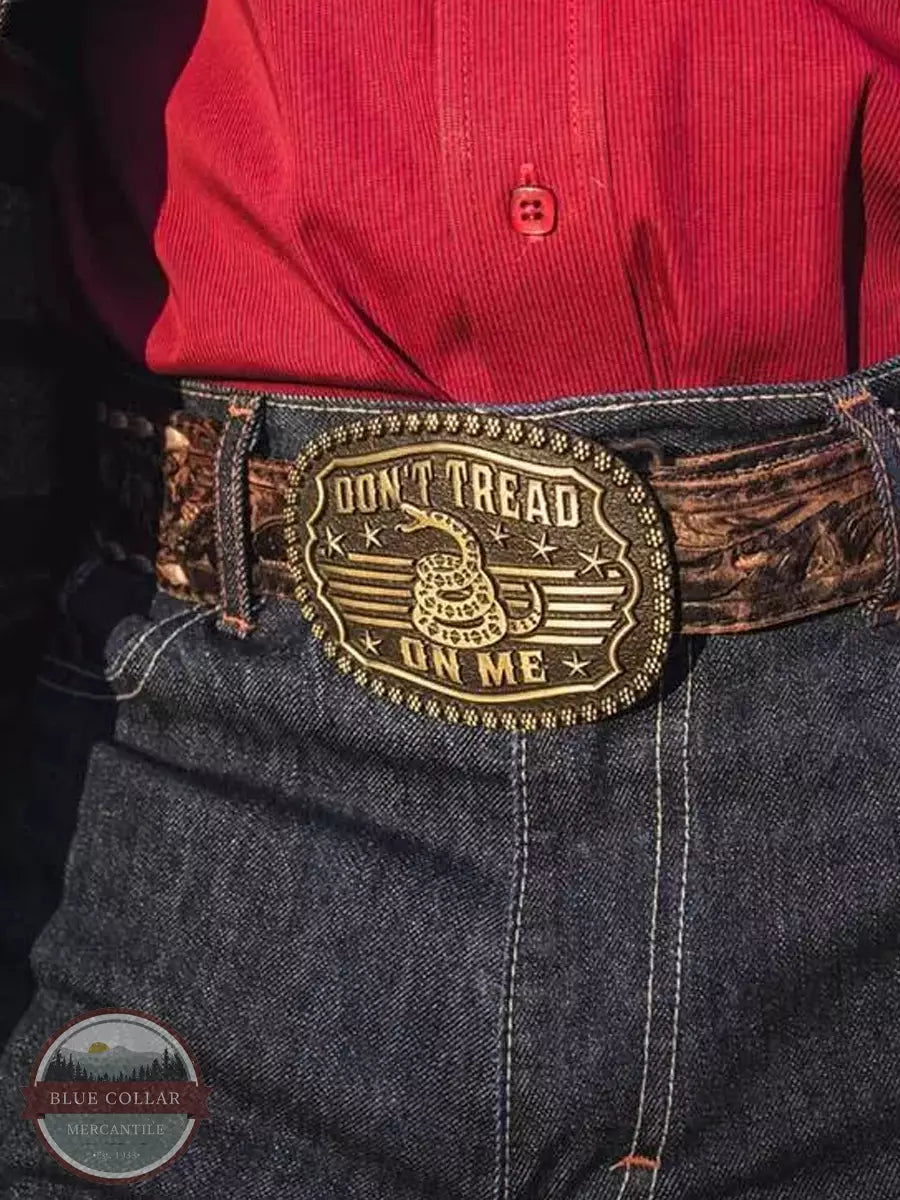 Montana Silversmiths A902 Gadsen Snake Heritage Attitude Buckle Life View
