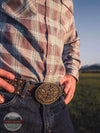 Montana Silversmiths A944C Patriot's Faith Attitude Buckle Life View