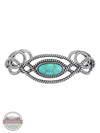 Montana Silversmiths BC5468 Bowline Knot Turquoise Cuff Bracelet Front View
