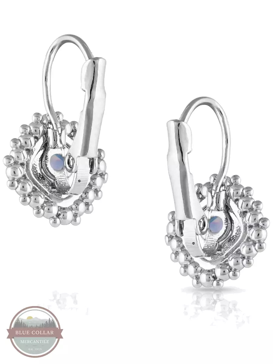 Montana Silversmiths ER5528 Glacial Lake Opal Earrings Back View