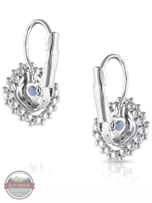 Montana Silversmiths ER5528 Glacial Lake Opal Earrings Back View