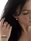 Montana Silversmiths ER5528 Glacial Lake Opal Earrings Life View