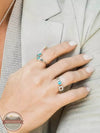 Montana Silversmiths RG5157 Infinite Luck Turquoise Wrap Ring Life View