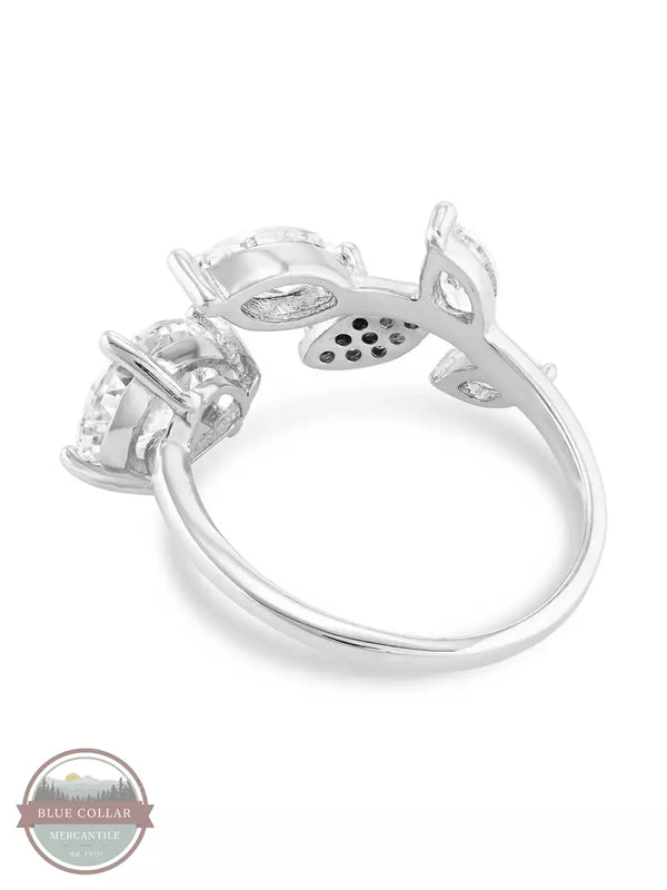 Montana Silversmiths RG5354 It's Possible Crystal Open Ring Back View