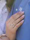 Montana Silversmiths RG5354 It's Possible Crystal Open Ring Life View