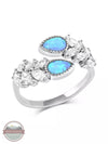 Montana Silversmiths RG5362 Mystic Falls Opal Crystal Ring Front View