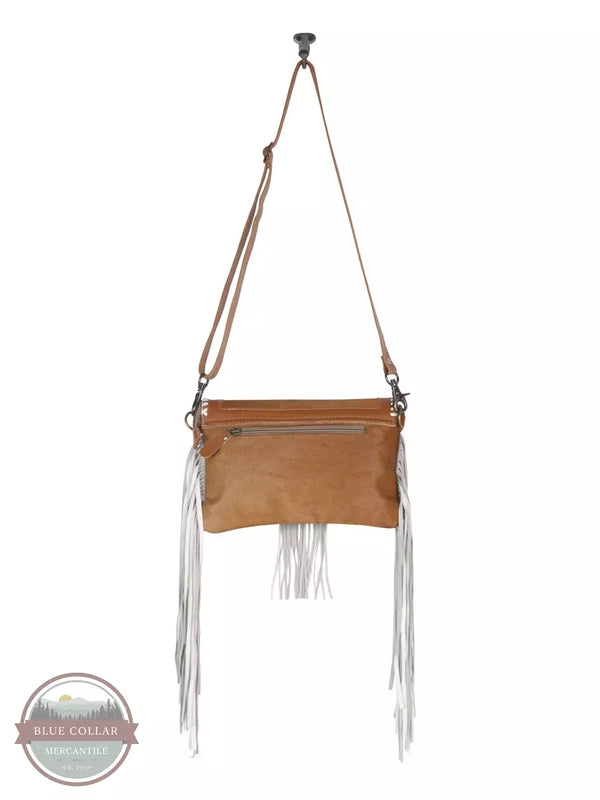 Myra Bag S-4344 Silver Unicorn Shoulder Bag Back View