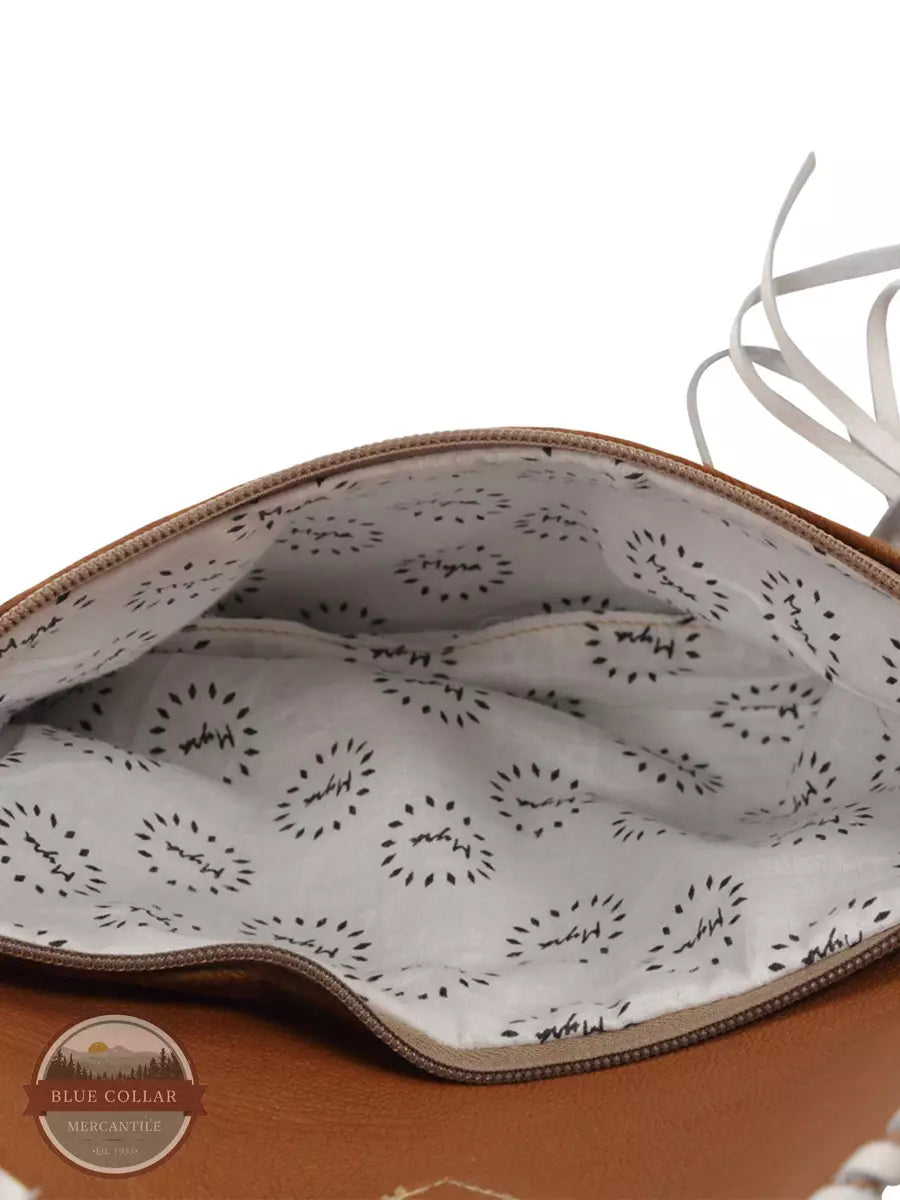 Myra Bag S-4344 Silver Unicorn Shoulder Bag Inside View