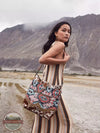 Myra Bag S-5733 Pink Fog Shoulder Bag Life View