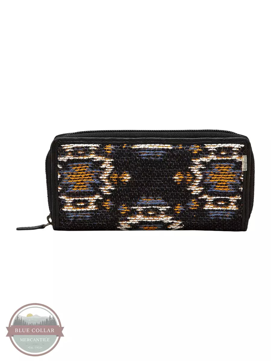 Myra Bag S-5872 Camo Blue Wallet Front View