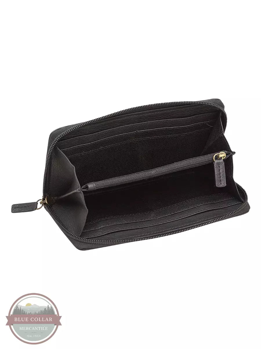 Myra Bag S-5872 Camo Blue Wallet Inside View