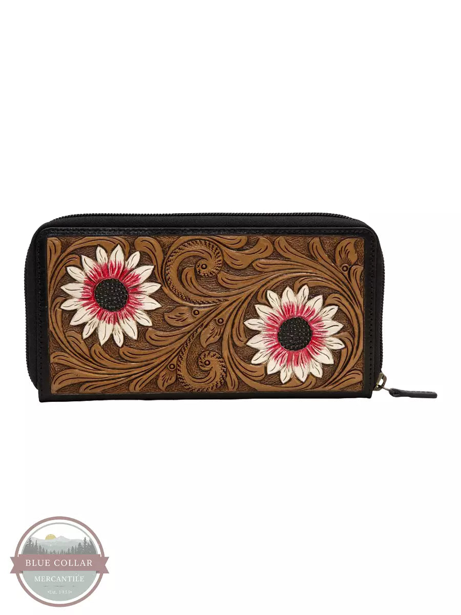 Myra Bag S-5879 Orange Bloom Wallet Back View