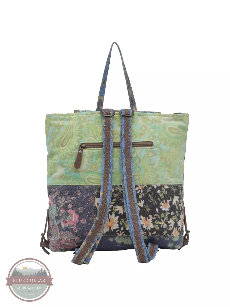 Myra Bag S-6391 La Fleur Backpack Back View