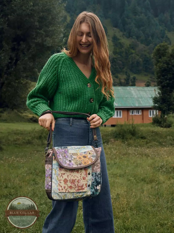 Myra Bag S-6392 Le Fleur Fiori Shoulder Bag Life View