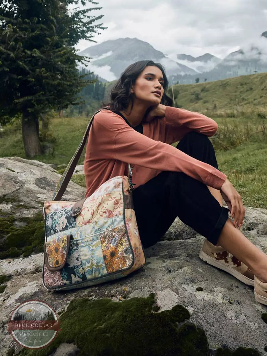 Myra Bag S-6393 Le Fleur Shoulder Bag Life View