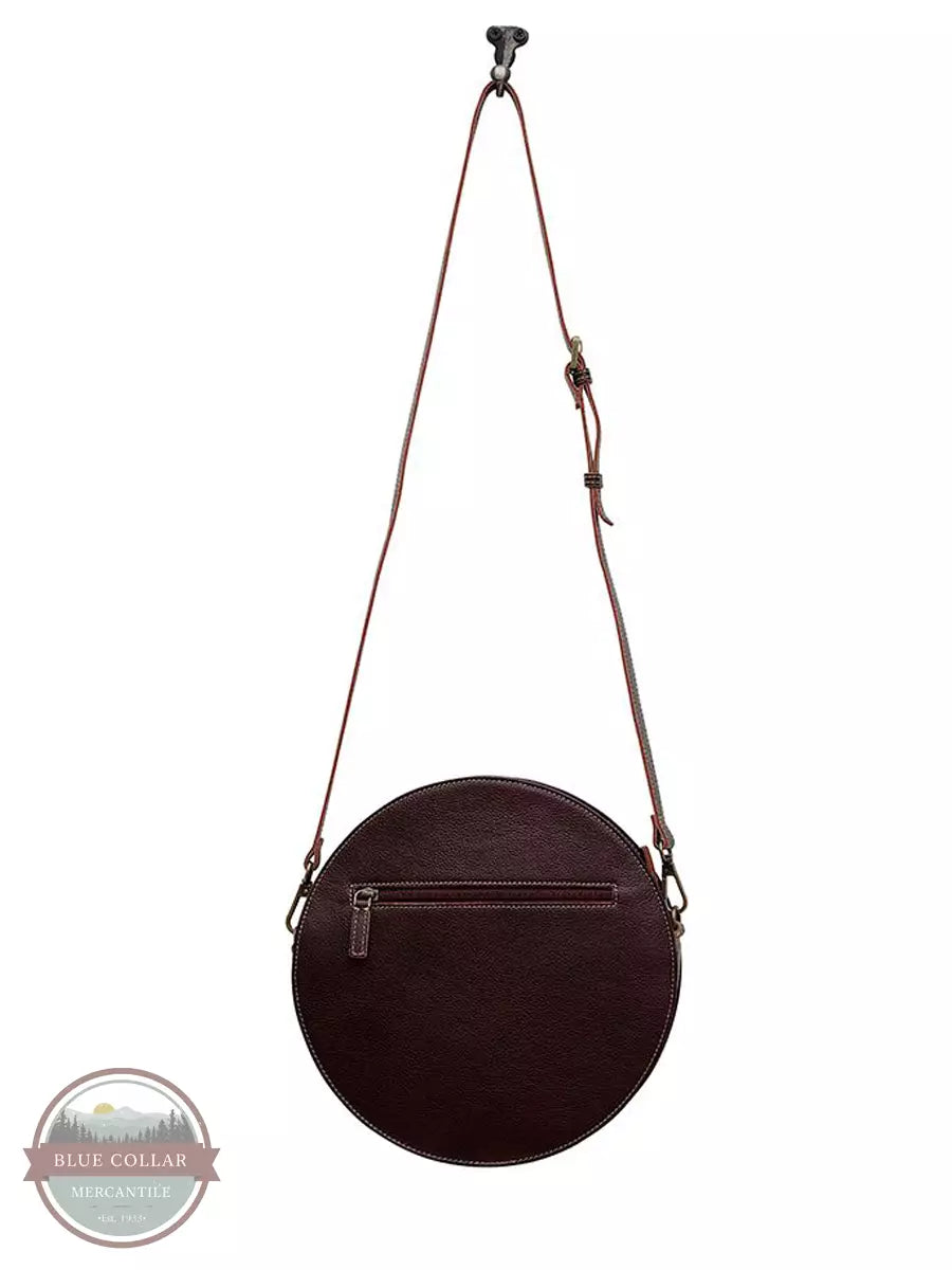 Myra Bag S-6538 Lily Bloom Round Shoulder Bag Back View