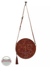 Myra Bag S-6539 Crismson Orchid Round Shoulder Bag Hanging View