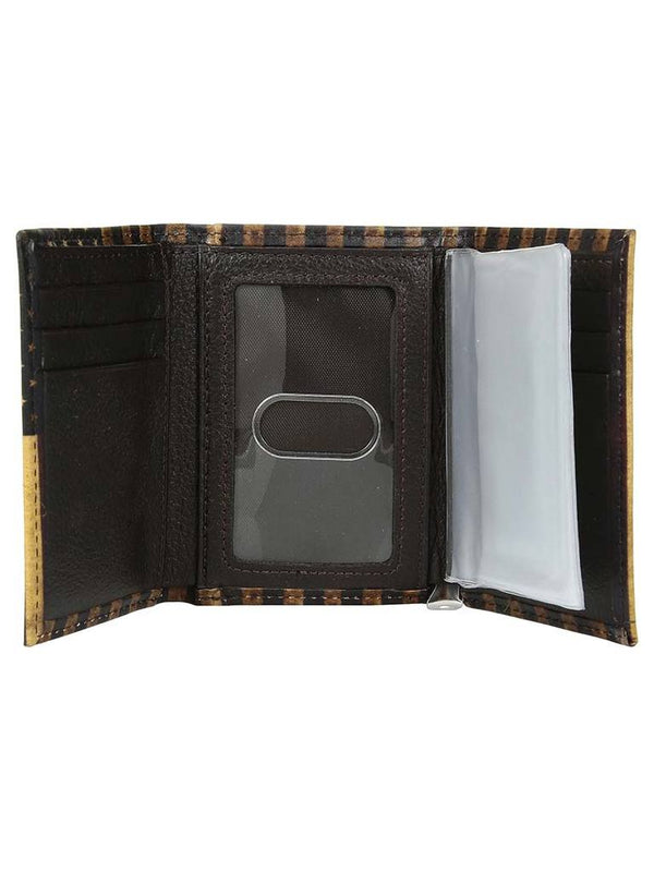 N5416597 Vintage USA Flag Trifold Wallet