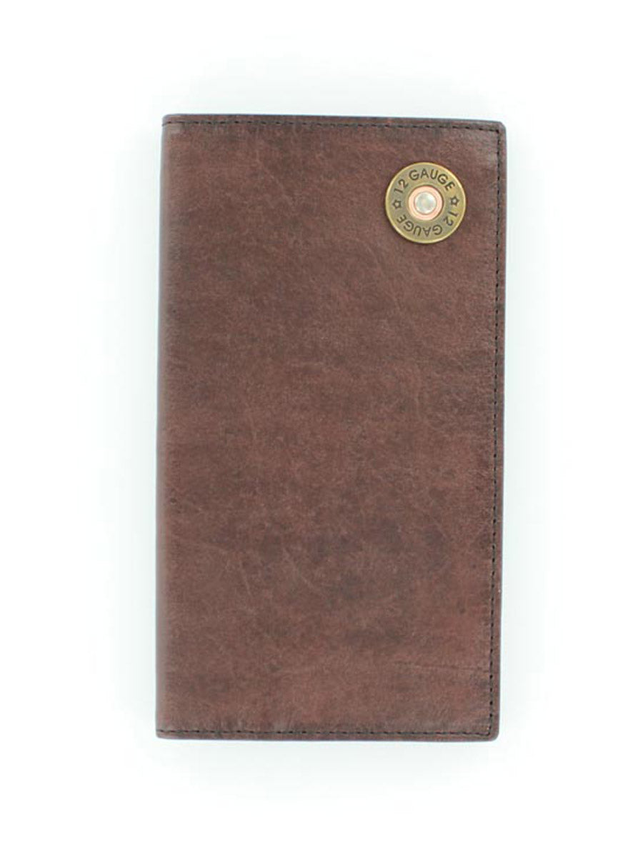 Nocona N5429702 Outdoor Rodeo Wallet with 12 Gauge Concho in Brown