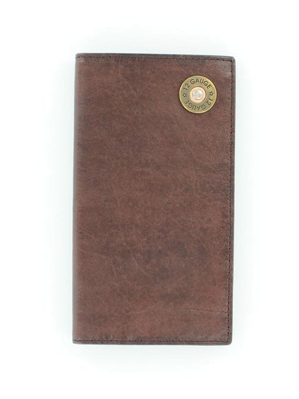 Nocona N5429702 Outdoor Rodeo Wallet with 12 Gauge Concho in Brown