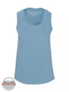 North River NRL1338 Twisted Scoop Neck Tank Top Mtn Spring Front View