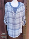 North River NRL1338 Twisted Scoop Neck Tank Top Wild Wind Outfit View