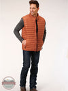 Roper 03-097-0695-6138 RT Lightweight Parachute Nylon Down Insulated Vest in Rust Full View