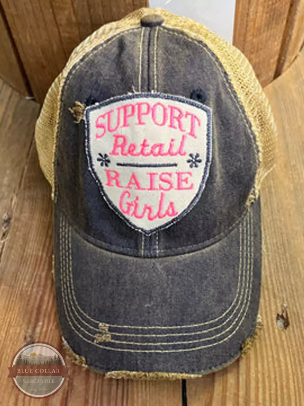 The Goat Stock Support Retail Raise Girls Cap Front View