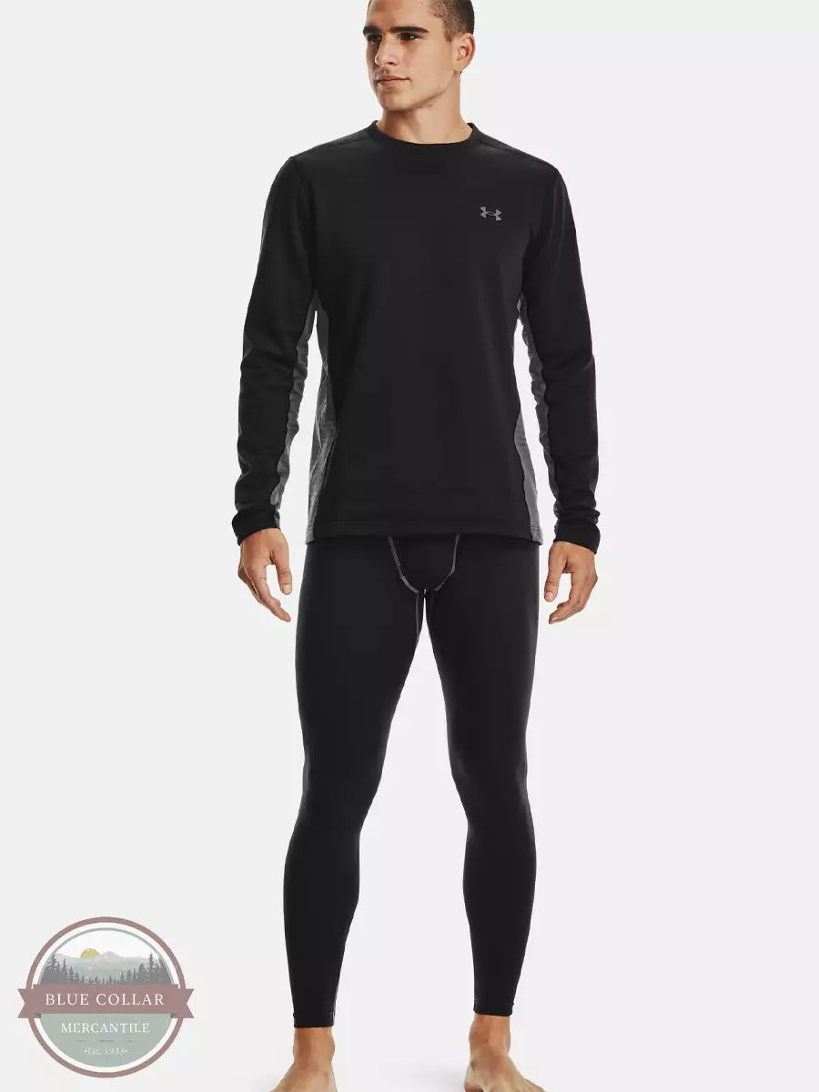 Under Armour 1360452 Base Leggings in Black Full View