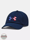 Under Armour 1369809 Freedom Blitzing Adjustable Cap Front View. Available in multiple colors
