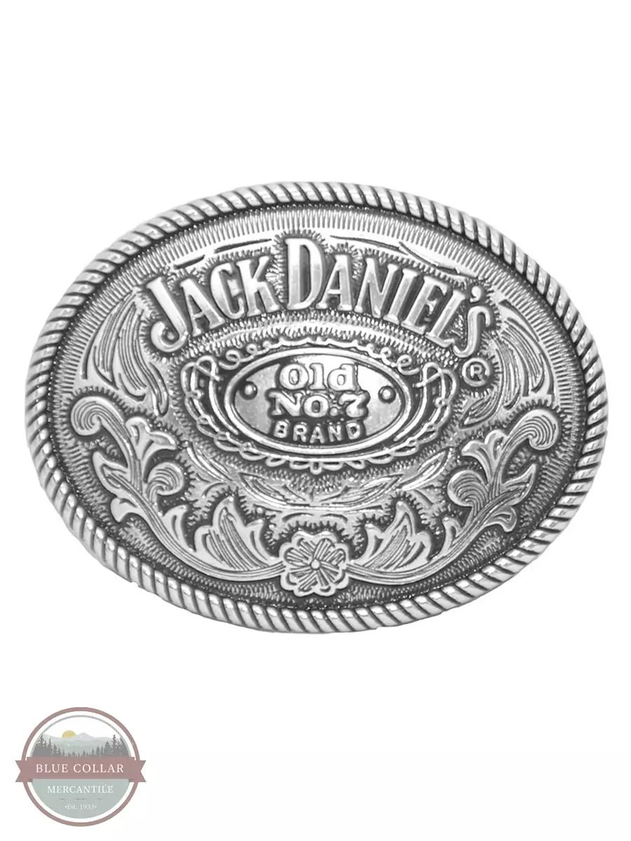 Western Express G-5008 Jack Daniels Old No 7 Oval Belt Buckle Front View