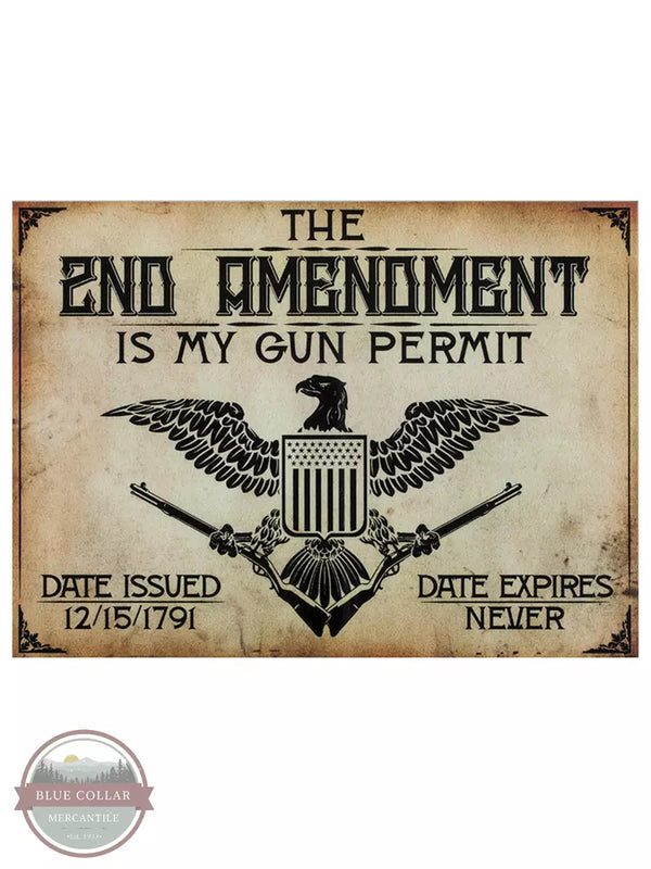 Western Express ST-510 2nd Amendment Sticker Front View