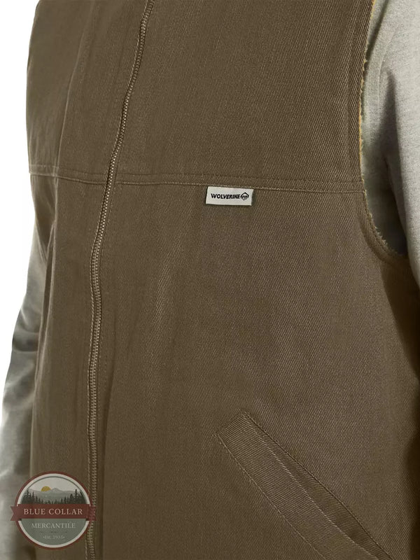 Wolverine W1105500 Upland Vest Bison Detail View