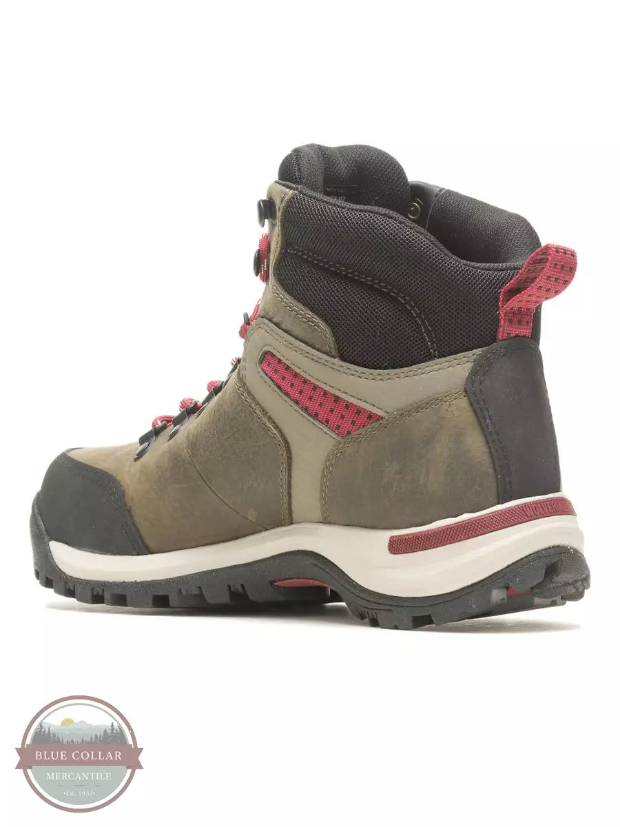 Wolverine W231048 Chisel 6 Inch Steel Toe Work Boots in Bungee Cord Heel View