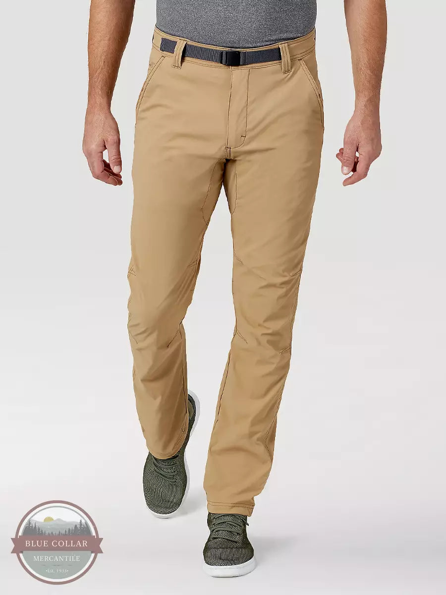 Wrangler NS715TR ATG Convertible Trail Jogger Pants in Tiger Brown Front View
