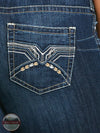 Ariat 10017510 Entwined Marine R.E.A.L. Mid Rise Boot Cut Jeans plus size back pocket