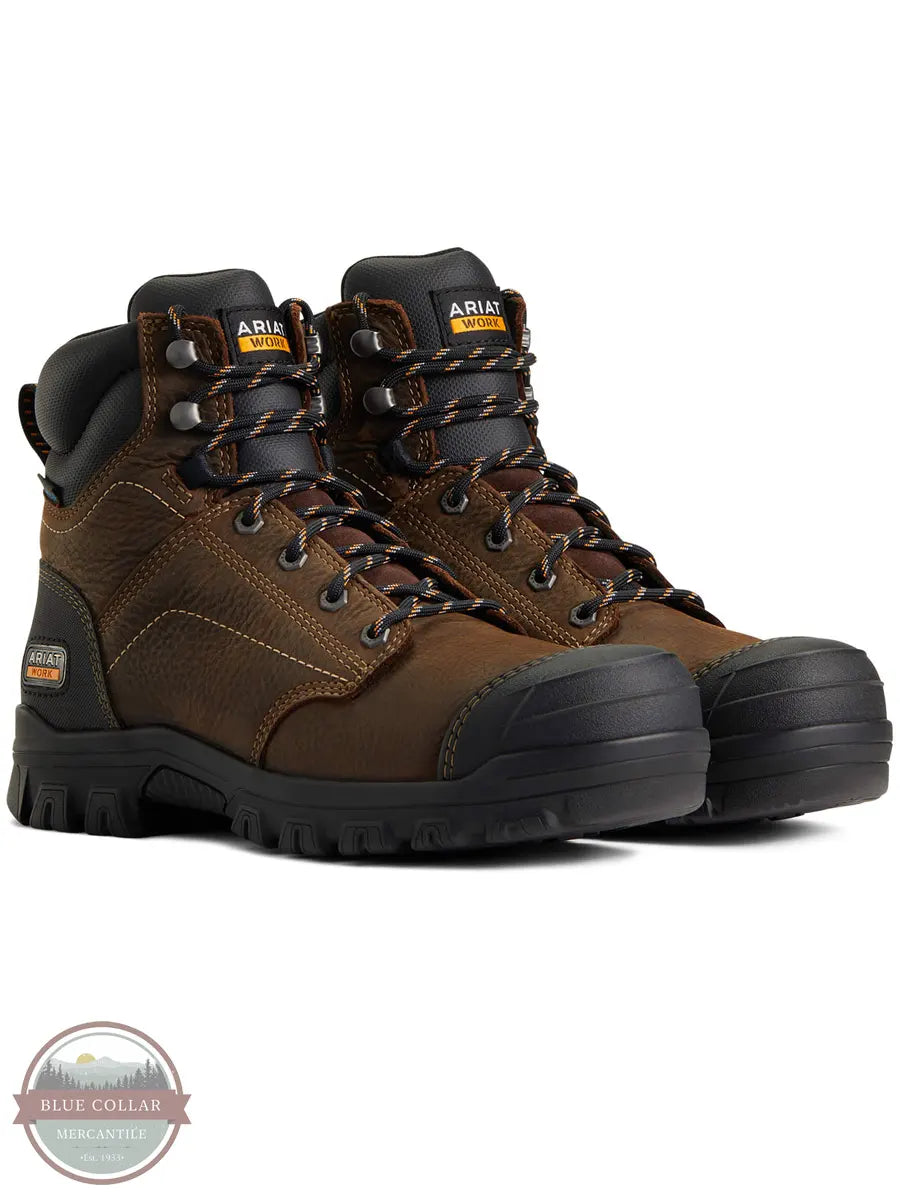 Ariat 10040404 Treadfast 6 Inch Waterproof Work Boot pair