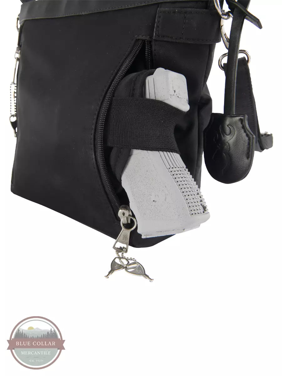 Browning B0000122 Catrina Concealed Carry Purse in 5 Colors Black Conceal Pocket