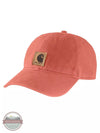 Carhartt 100289 Canvas Cap Terracotta Profile View