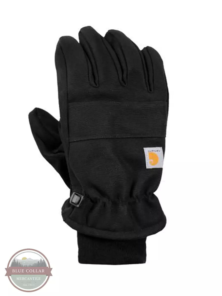 Carhartt Men's Synthetic Leather High Dexterity Touch Sensitive Secure Cuff Gloves-Black Barley-XL