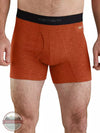 Carhartt MBB122 Base Force 5 Inch Tech Boxer Brief Fired Brick Front View