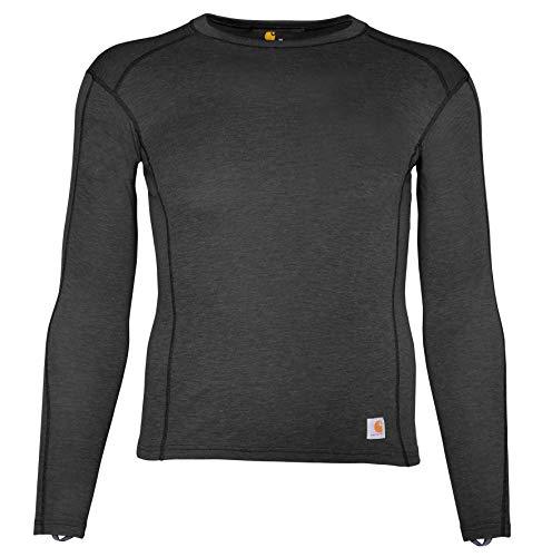 Carhartt MBL131 BLKHTR Base Force® Heavyweight Poly-Wool Crew Neck Thermal Shirt