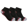 Carhartt SL6403W Force® Midweight Low-Cut Socks 3-Pack Black View