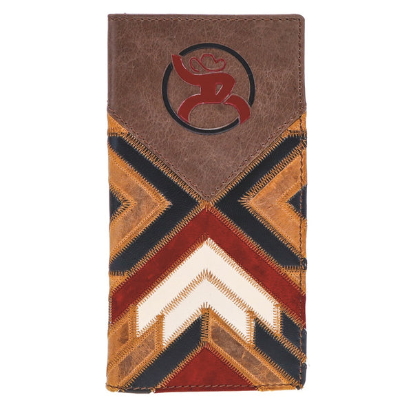 Hooey RW007-BRRD Patchwork Rodeo Wallet Roughy 2.0