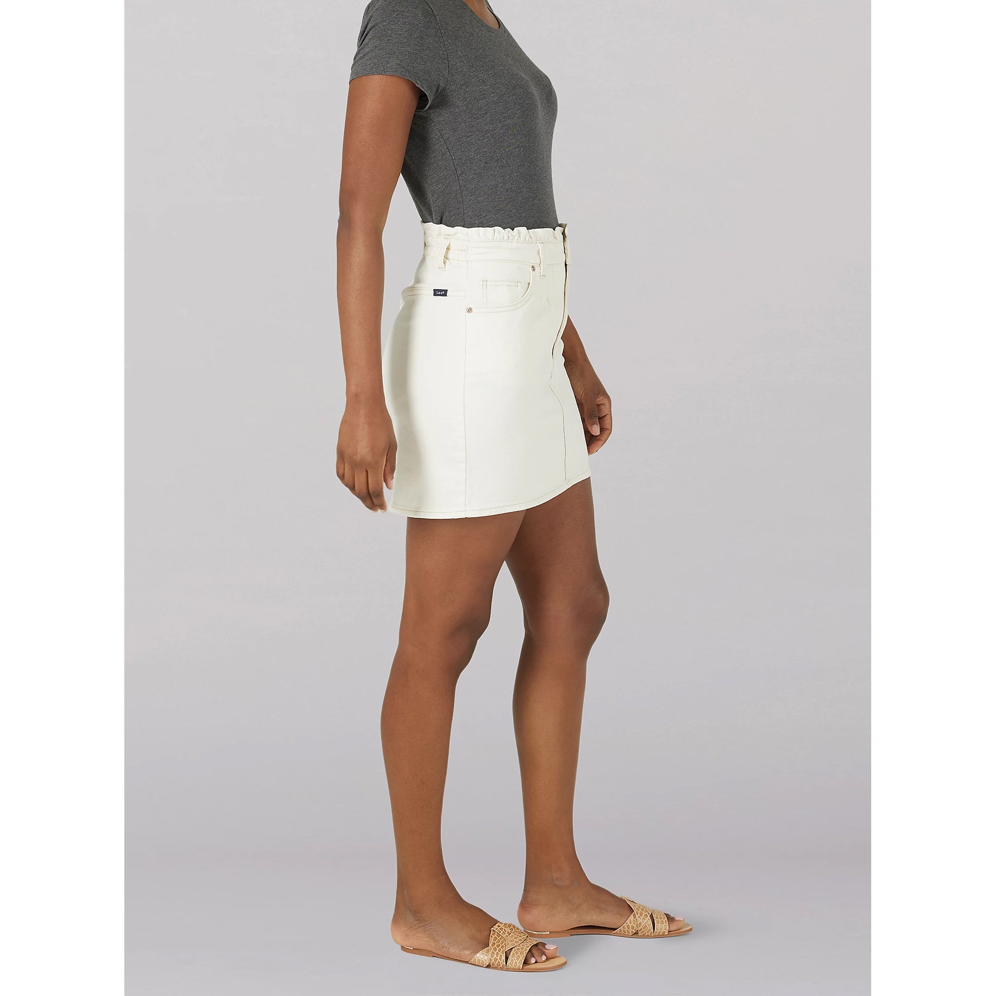 Lee 2314948 Paperbag Mini in Chalk Side View
